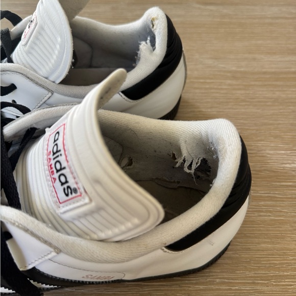Adidas Samba men’s white & black sneakers shoes size 10.5 - Picture 7 of 7
